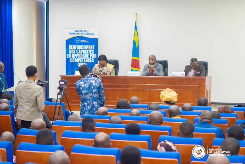 RDC : 200 agents du ministère de la Formation professionnelle renforcent leurs capacités en approche par compétences