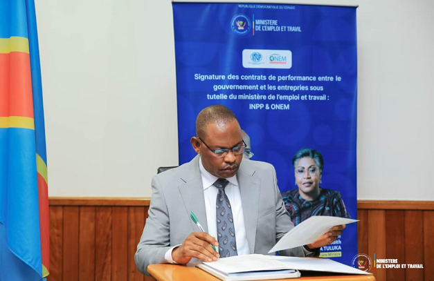 RDC : l'État engage l'INPP et l'ONEM par des contrats de performance pour 2026